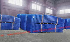 Powder coated fence.